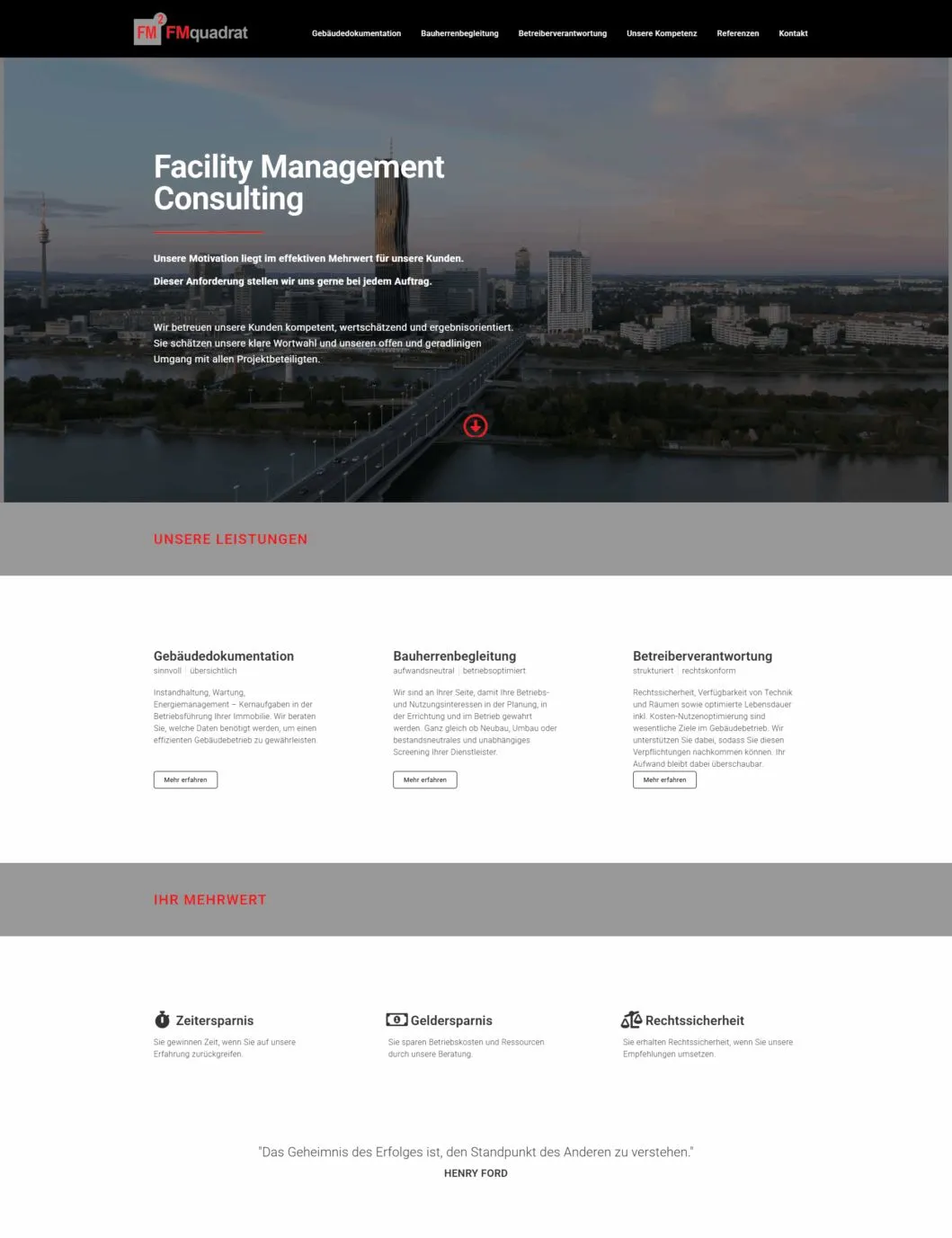 Website von FMquadrat