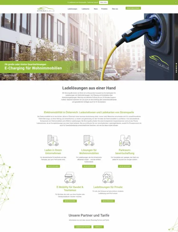 Website von Stromquelle